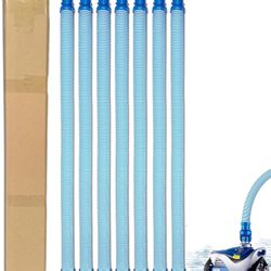 7 Pack Premium R0527700 Pool Cleaning Vacuum Hoses, Fast Twist Lock Hose Replacement Kit Compatible with Zodiac Baracuda MX6,MX8,X7,T3,T5 Swimming Poo