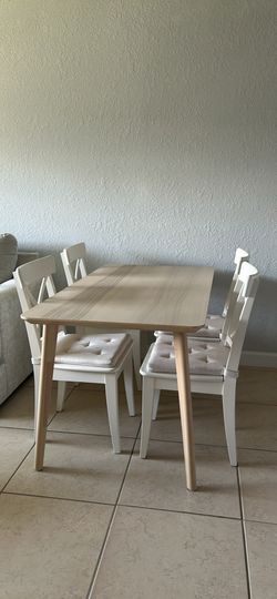 Dinner table and chairs