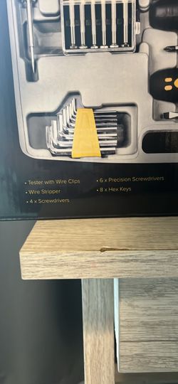 Home Tool Kit Set with Screwdrivers and Hex Keys
