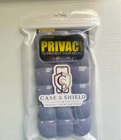 Case and shield Lavender-Gray  iPhone case with Tempered screen Protector