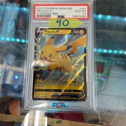 PSA 10 pikachu v 