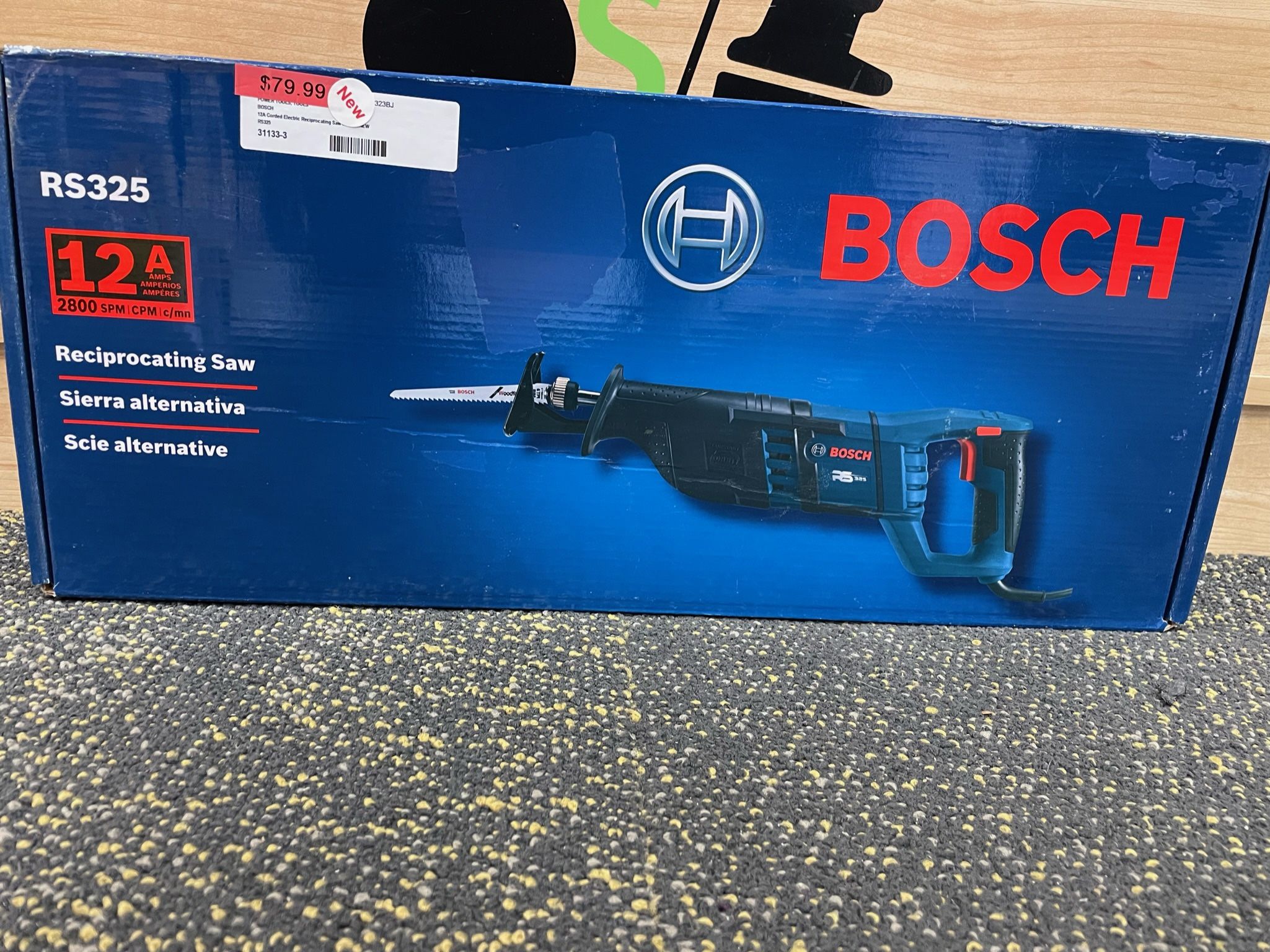 Bosch RS325 120V 12A Corded Electric Reciprocating Saw