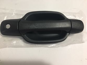 Black door handle
