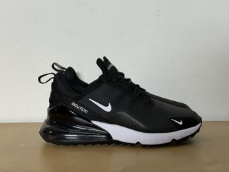 Nike Air Max 270 Golf Black White Sneakers CK6483-001 Men’s Size 8