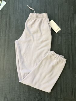 Lululemon women’s lavender scuba MR oversized jogger tall