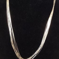 Liquid Silver Necklace