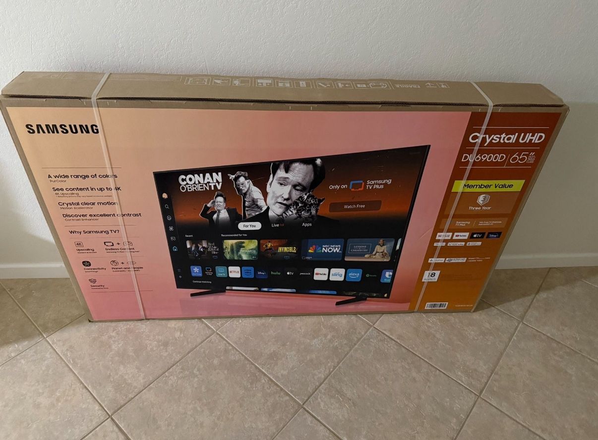 New In Box - Samsung DU6900D 4K Smart TV