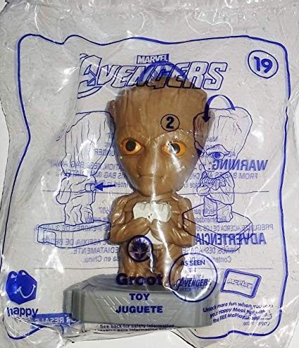 Rare Avengers Mystery Groot #19 McDonald's Toy