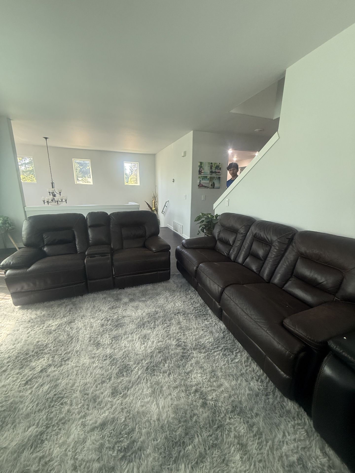 Leather Sofa In Good Conditions