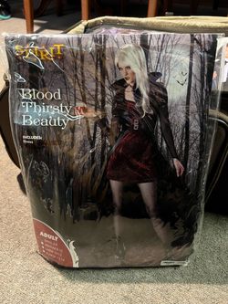 BLOOD THIRSTY BEAUTY VAMPIRES MISTRESS ADULT WOMENS HALLOWEEN VAMPIRE COSTUME