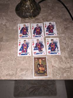 Topps Match Attax FC Barcelona Card Lot x7