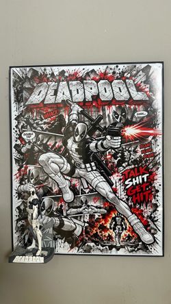 New! Custom 16x20 3D Deadpool Marvel Comic Action Figure Poster Art