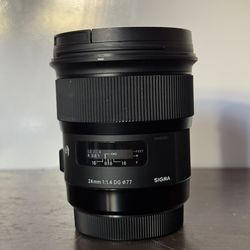 Sigma 24mm 1.4 for canon EF
