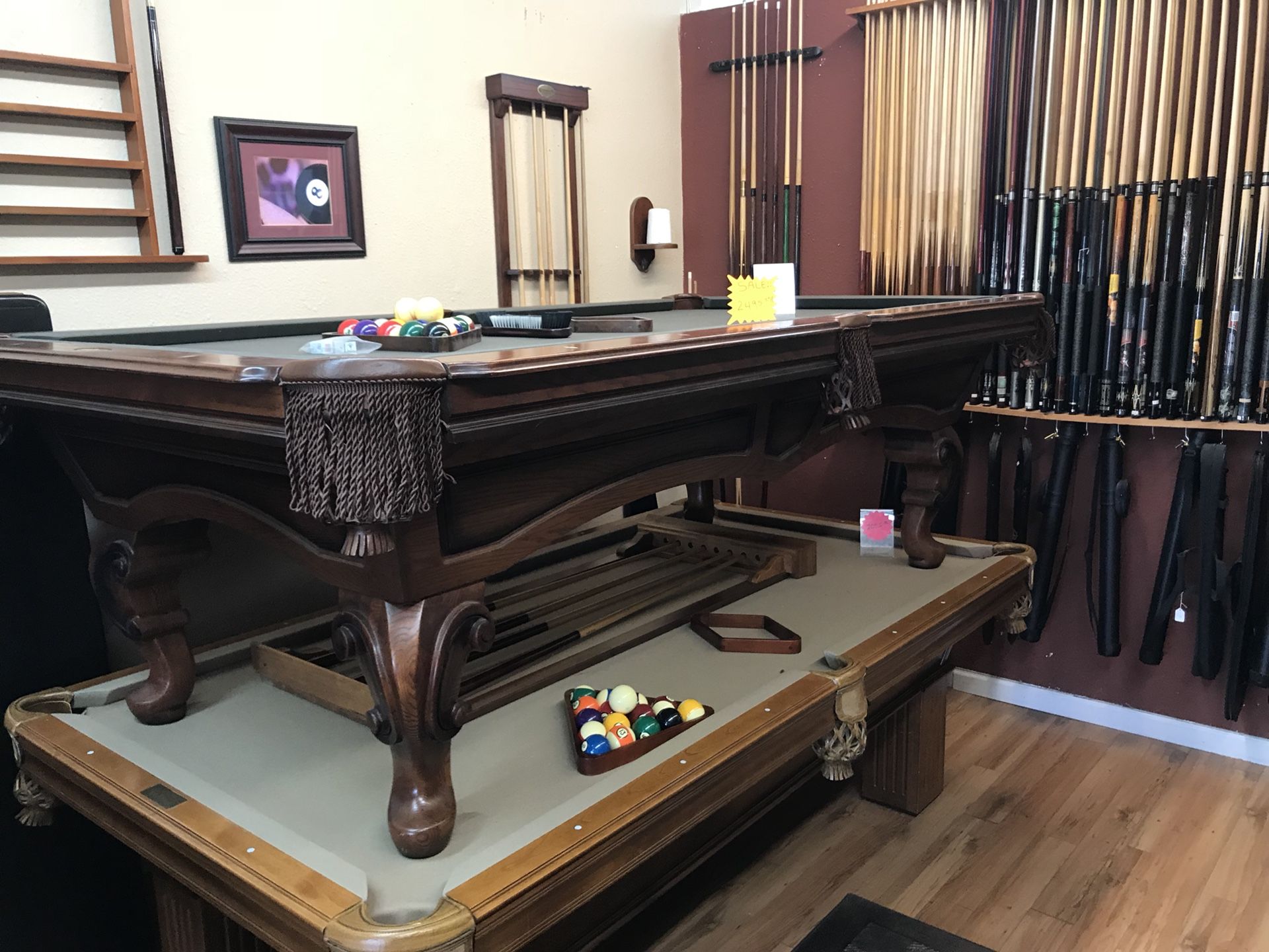 We pay cash for pool tables.