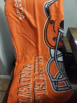 Cleveland Browns Blanket And Wind Breaker