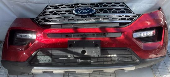 FORD EXPLORER INTERCEPTOR FRONT BUMPER COVER ASSEMBLY RED (D4) 20-24