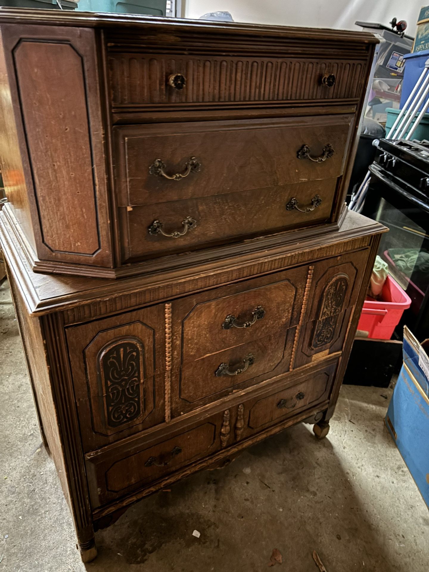 Victorian Solid Wood Dresser 