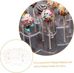 Stylish Acrylic Candy Stand Lollipop Display Rack with Excellent Craftsmanship