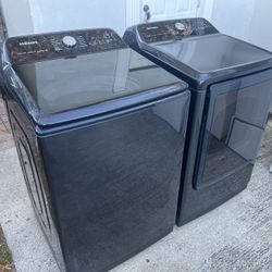 Washer And Dryer Samsung SmartThings Pet Care Matching Set Like New Navy Blue