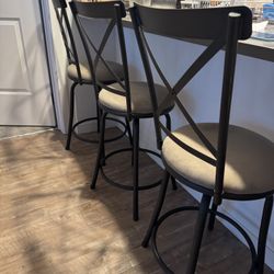 3 Bar Stools 