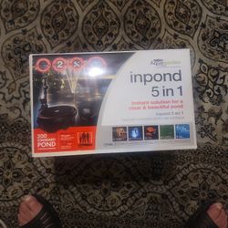 Pennington Aquagarden 300 Inpond 5 in 1 Pond Water Pump Filter UV Clarifier

