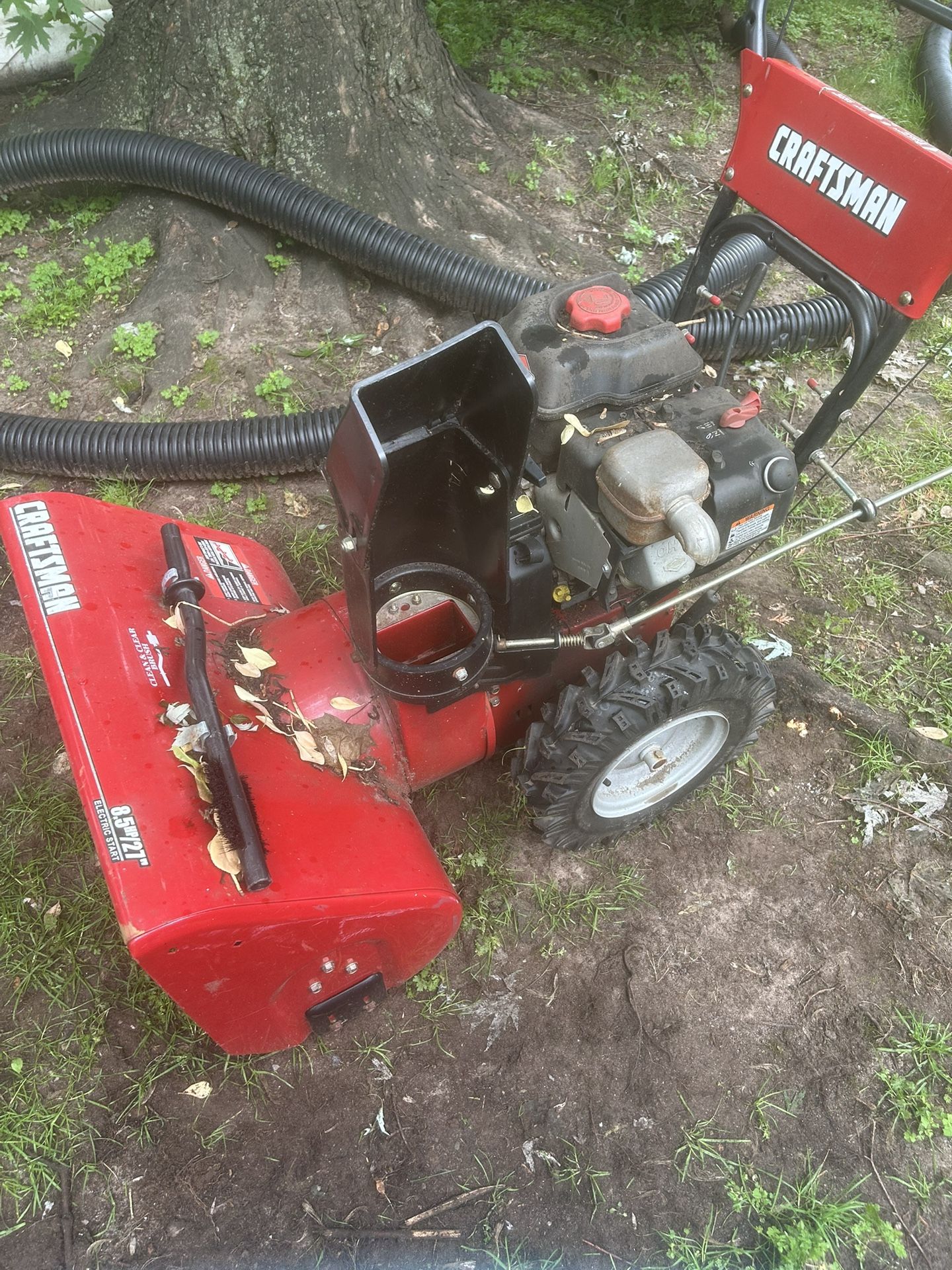 clean and clear brush remover8.5 motor Craftsman