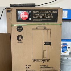 Rheem RTG-70DVLN-3 Natural Gas Tankless Water Heater, Indoor, Direct Vent, High Efficiency, Non-Cond 