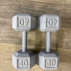 40 Pound Dumbbell Set 