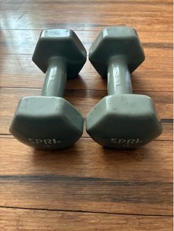 SRRI 15 lb dumbbells