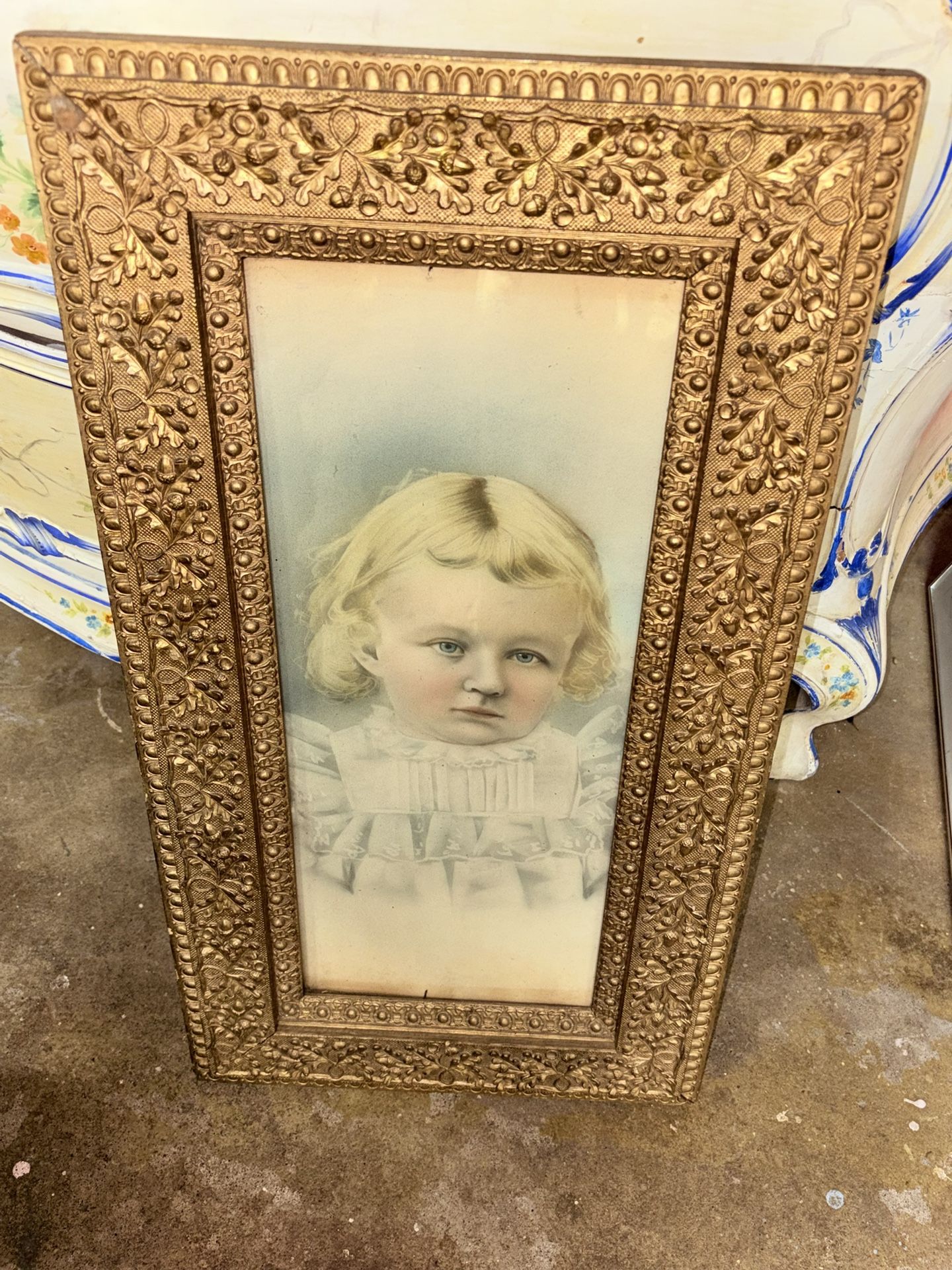 Antique Gilt Frame and Photo