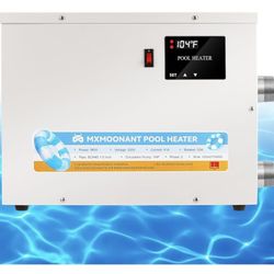 Mxmoonant Pool Heater 11KW 220V, Electric Swimming Pool Heaters Hot Tub Water Thermostat with Touchscreeen for Above Ground Inground Pool, Spa, Bathtu