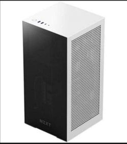NZXT H1 Version 2 - CS-H11BB-US - Small Form-Factor ITX Case - Dual Chamber Airflow - Tinted Tempered Glass Front Panel - 140mm Liquid Cooler - SFX 75