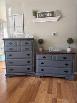 ✨🤎🩶Beautiful solid dresser set🤎🩶✨