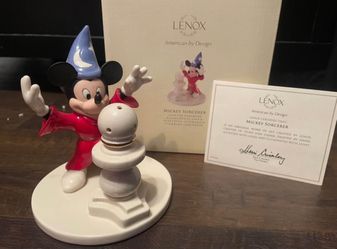Lenox Disney "Mickey Sorcerer" Lighted Porcelain Figurine - NIB with COA