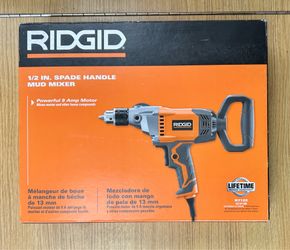 RIDGID R7122 1/2" Spade Handle Mud Mixer 9 Amp - Brand New
