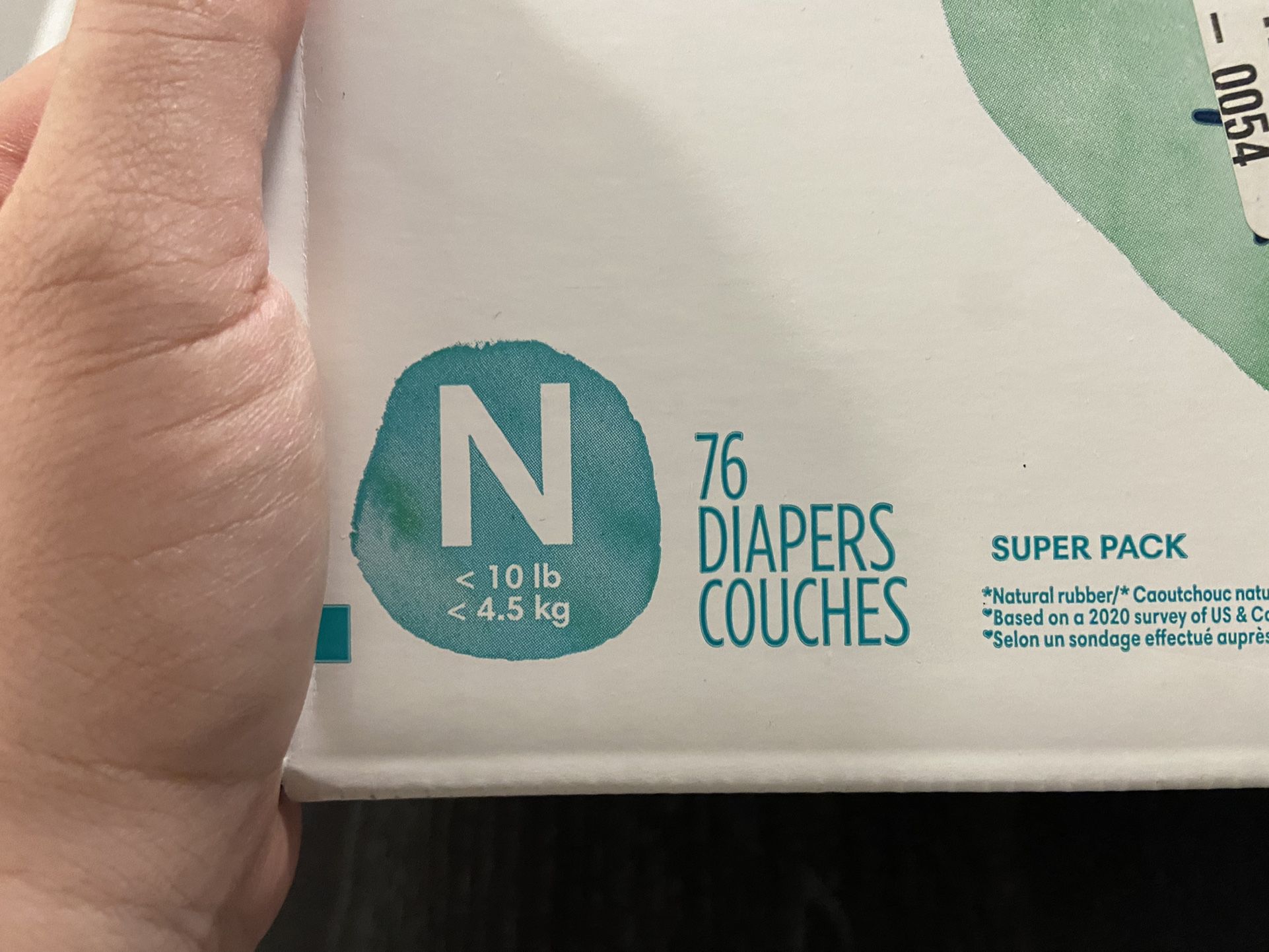 Pamper’s Pure Newborn Size Diapers