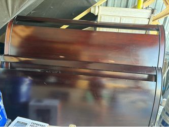 Wooden bed frame/ Queen