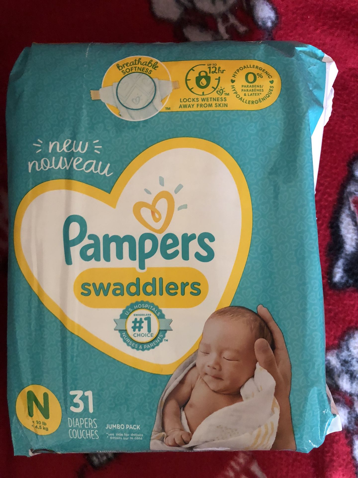 70 newborn diapers