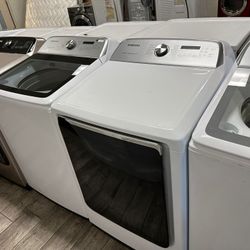 Samsung washer and dryer set electric with warranty