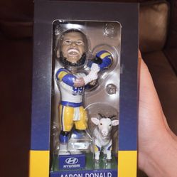 LA RAMS Aaron Donald The Goat Bobble Head