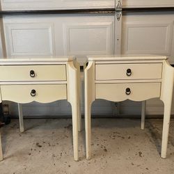 Set of Wooden Nightstands