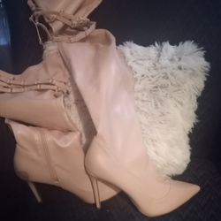 Thigh High Soft Leather Boot