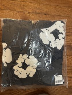 Black Denim Tear Hoodie Medium 