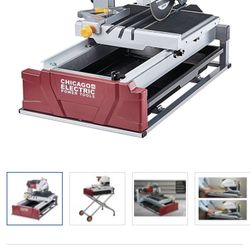 Wet Tile Saw With Stand