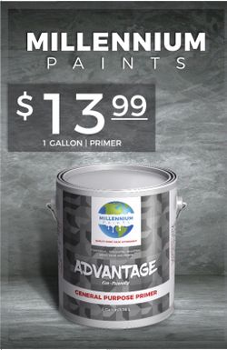 Primer ! Paint and primer! Millennium Paints!