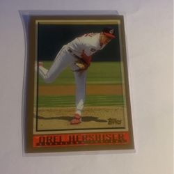 Baseball Card Orel Hershiser. 3