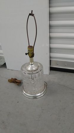 Vintage crystal lamp