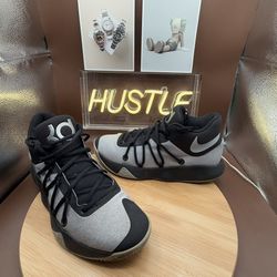 Nike KD Trey 5 V Black Wolf Grey Basketball Shoes Sz 8.5