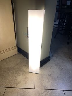 Light Brushed Nickel Vanity Light With Frosted Acrylic