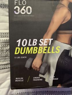 10LB DUMBBELLS SET!!